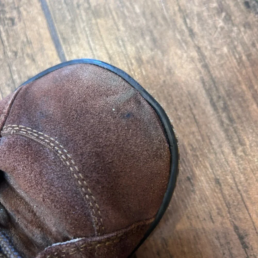 Born Men's Brown Suede Lace Up Casual Shoes Size 12